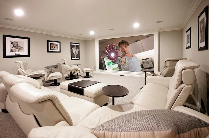 basement remodel ideas theater room