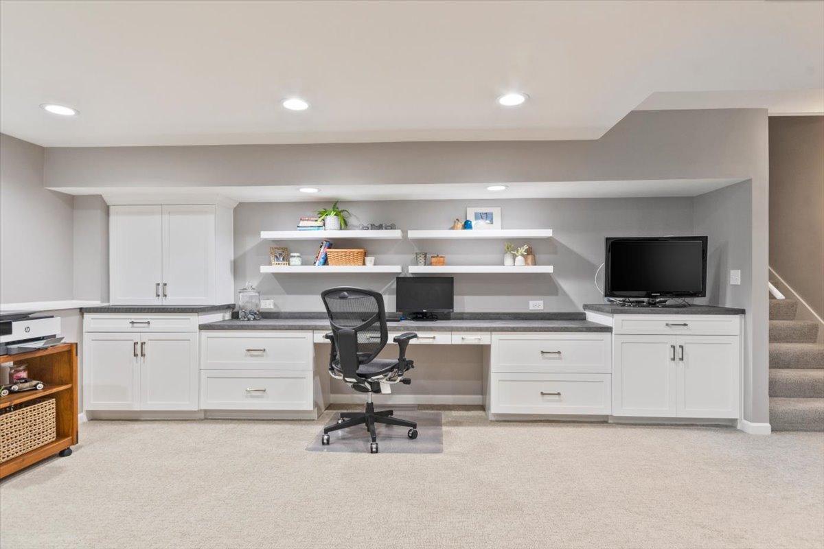 basement home office