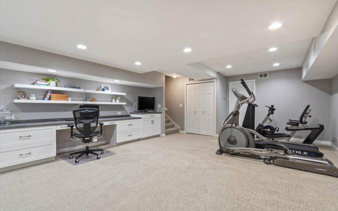 Home Office Remodeling: Basement Space Redefined