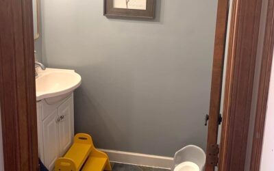 Powder Room Remodel & Mudroom Too!